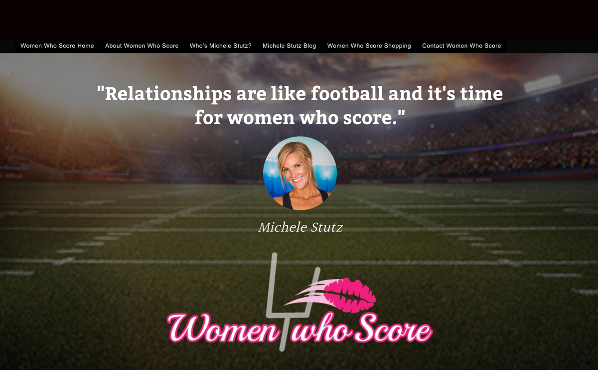 Branding and Web Site Design for Women Who Score by Eric Savage of Savage Creative